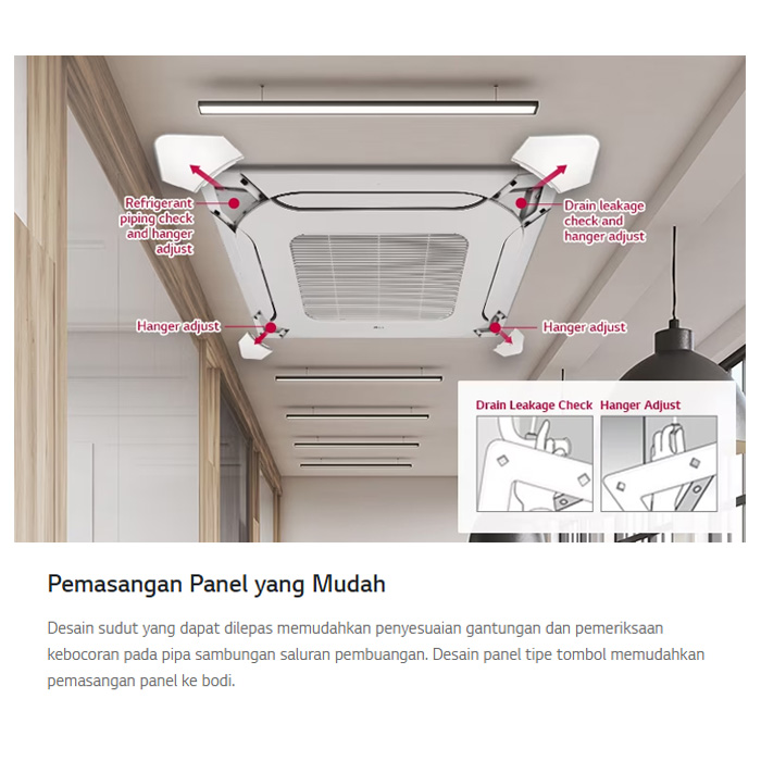 LG AC Cassette Standard Series 4 Way 4 PK - ZTNQ36LNLA0
